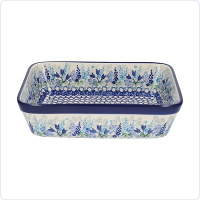 Bunzlau Ovenschaal 19x24cm (1404) - Blue Garden (3316)