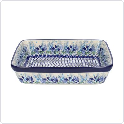 Bunzlau Ovenschaal 22x28cm (1405) - Blue Garden (3316)
