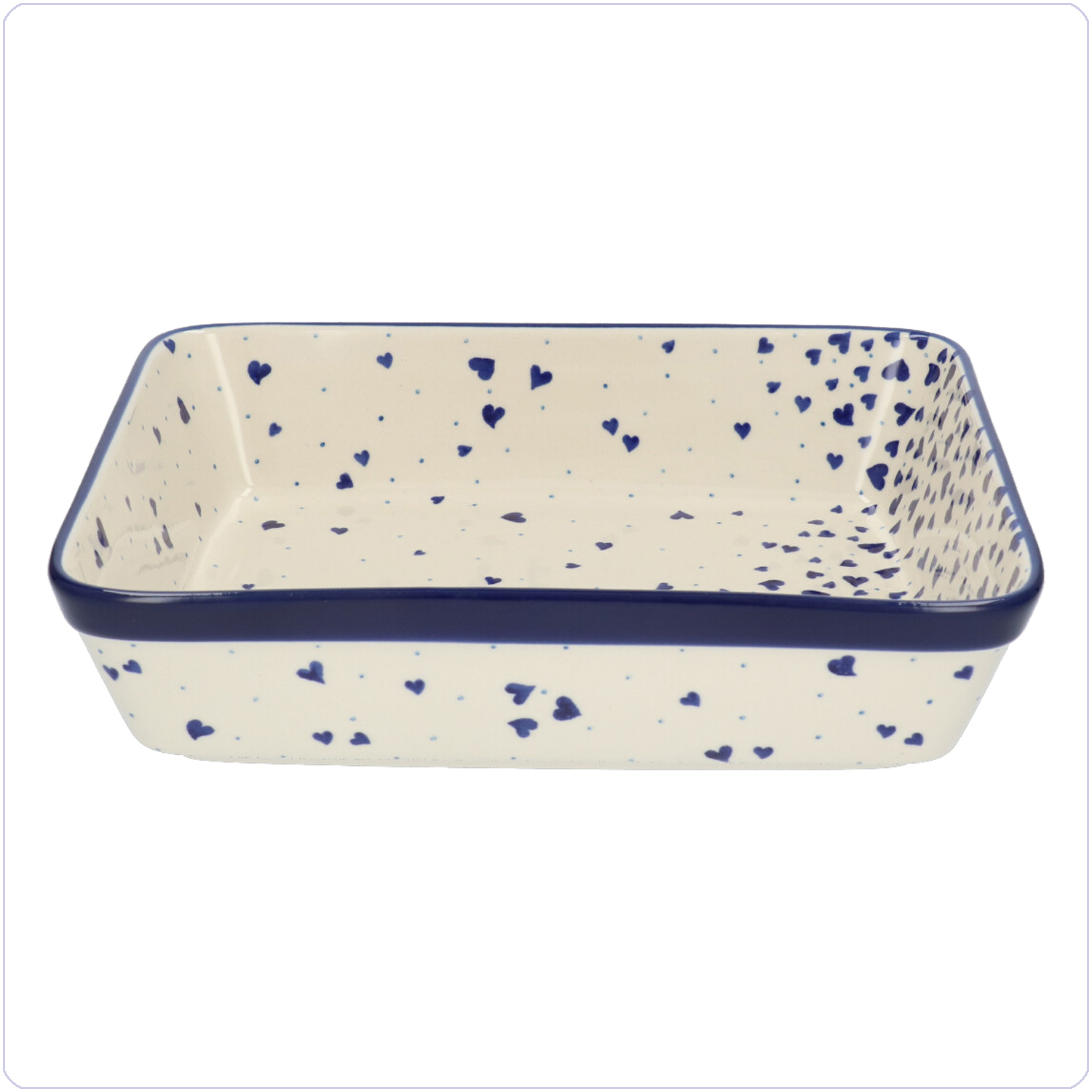 Bunzlau Ovenschaal 25x32cm (1406) - Hearts (2874)