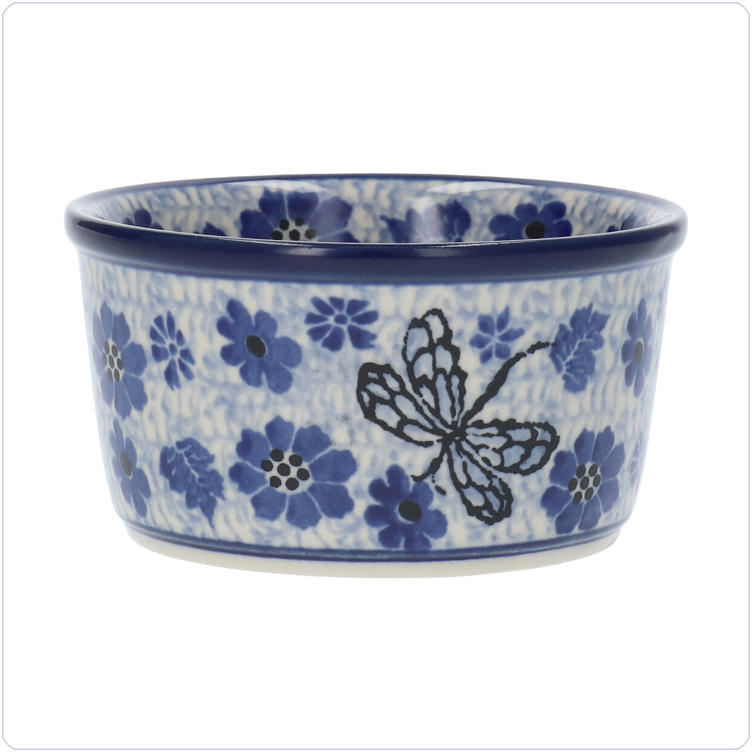 Bunzlau Ramekin bakje 190ml Ø9 (1409) - Dragonfly (1443)