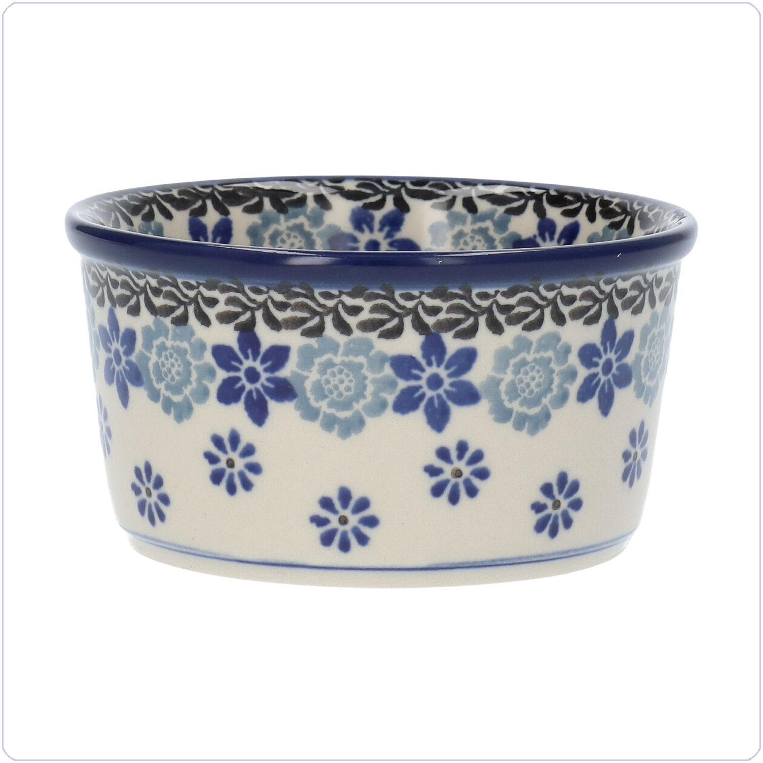 Bunzlau Ramekin bakje 190ml Ø9 (1409) - Belle Fleur (1829)
