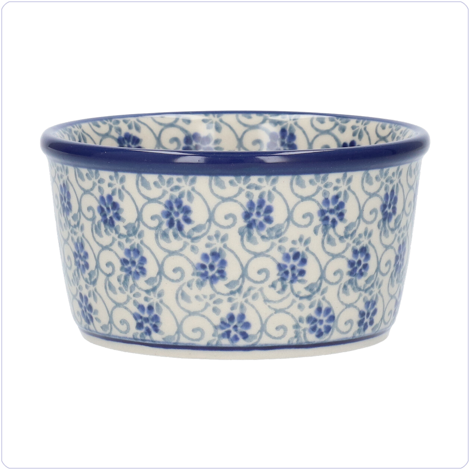Bunzlau Ramekin bakje 190ml Ø9 (1409) - Flower Fountain (2068)