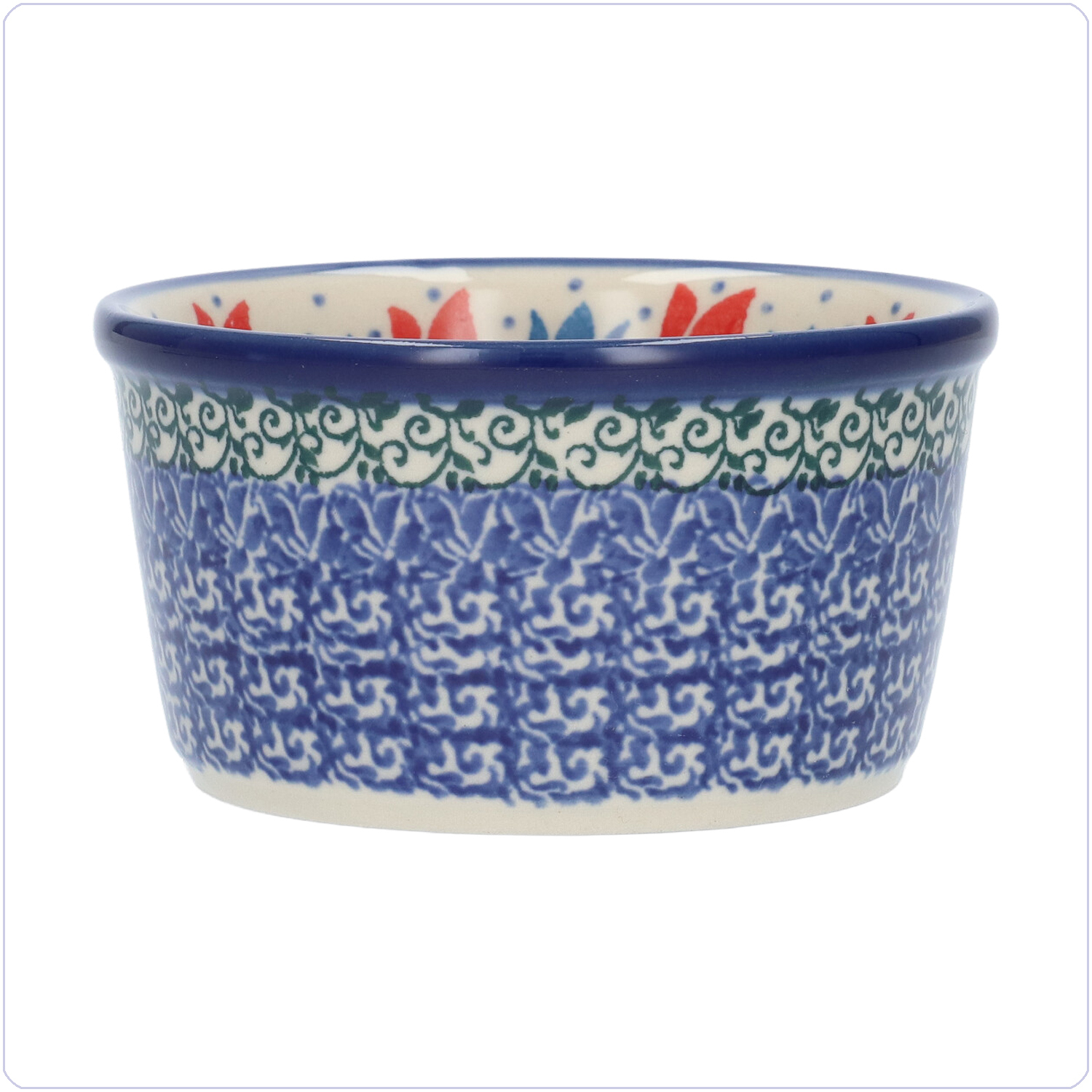 Bunzlau Ramekin bakje 190ml Ø9 (1409) - Tulip Royal (2599)