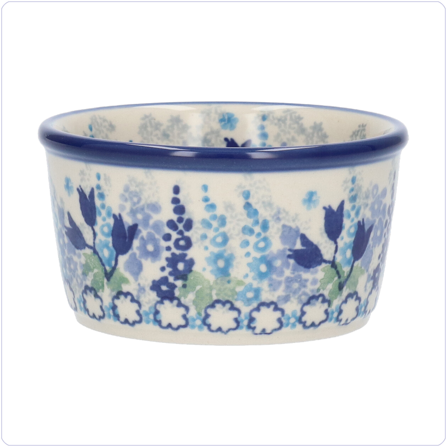 Bunzlau Ramekin bakje 190ml Ø9 (1409) - Blue Garden (3316)