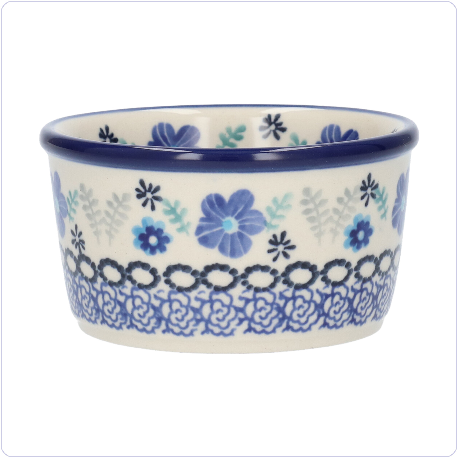 Bunzlau Ramekin bakje 190ml Ø9 (1409) - Floral Ballet (3397)