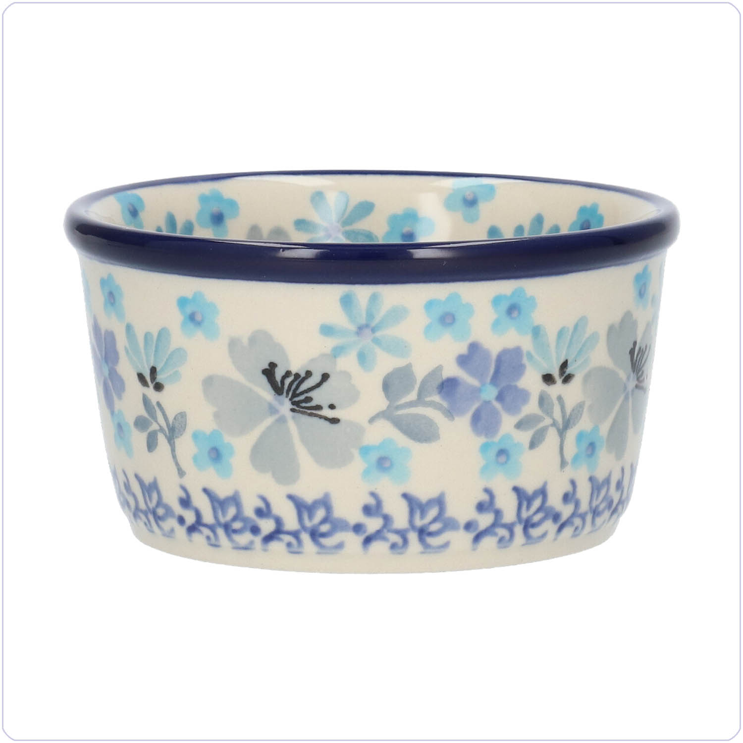 Bunzlau Ramekin bakje 190ml Ø9 (1409) - Douce Fleur (3505)