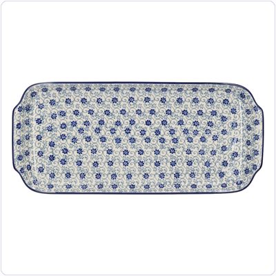 Bunzlau Presenteerschaal 14x31cm (1410) - Flower Fountain (2068)