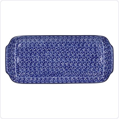 Bunzlau Presenteerschaal 14x31cm (1410) - Indigo (2396)