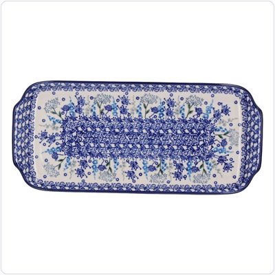 Bunzlau Presenteerschaal 14x31cm (1410) - Floral Party (2896)
