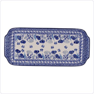 Bunzlau Presenteerschaal 14x31cm (1410) - Garden of Joy (2902)