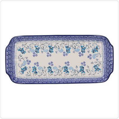 Bunzlau Presenteerschaal 14x31cm (1410) - Delicate Breeze (3304)
