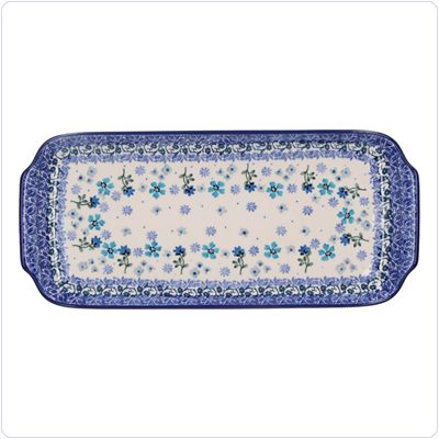 Bunzlau Presenteerschaal 14x31cm (1410) - Wild Daisy (3502)