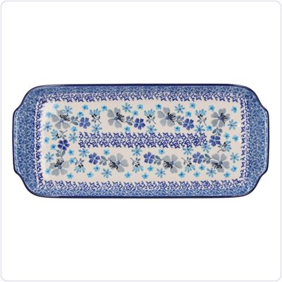 Bunzlau Presenteerschaal 14x31cm (1410) - Douce Fleur (3505)