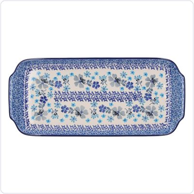 Bunzlau Presenteerschaal 14x31cm (1410) - Douce Fleur (3505)