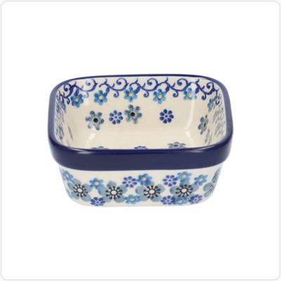 Bunzlau Vierkant bakje 10x10cm (1428) - Winter Garden (2084)