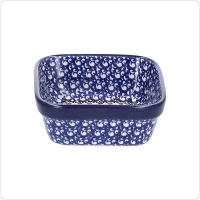 Bunzlau Vierkant bakje 10x10cm (1428) - Holly Berry (2650)
