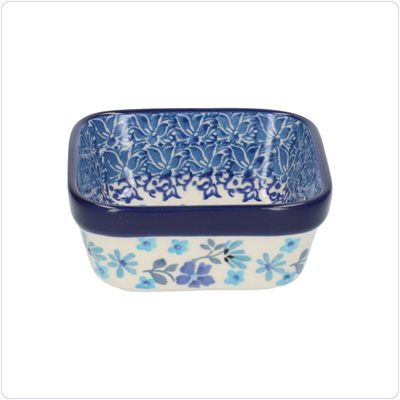 Bunzlau Vierkant bakje 10x10cm (1428) - Douce Fleur (3505)