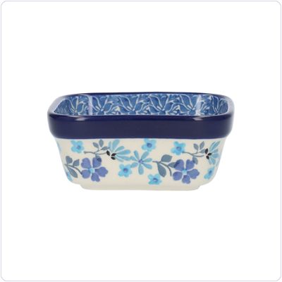 Bunzlau Vierkant bakje 10x10cm (1428) - Douce Fleur (3505)