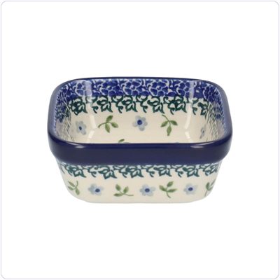 Bunzlau Vierkant bakje 10x10cm (1428) - Blossom Field (3509)