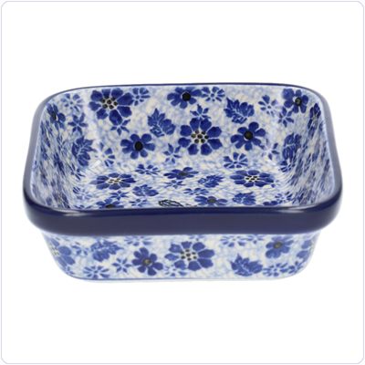 Bunzlau Vierkant bakje 350ml 13x13 (1429) - Dragonfly (1443)