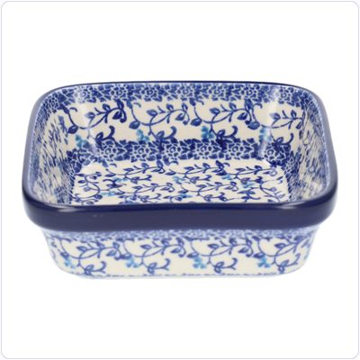 Bunzlau Vierkant bakje 350ml 13x13 (1429) - Tender Twigs (1824)