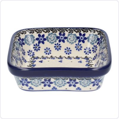 Bunzlau Vierkant bakje 350ml 13x13 (1429) - Belle Fleur (1829)
