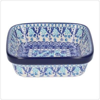 Bunzlau Vierkant bakje 350ml 13x13 (1429) - Nautique (2185)