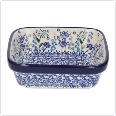 Bunzlau Vierkant bakje 350ml 13x13 (1429) - Floral Party (2896)