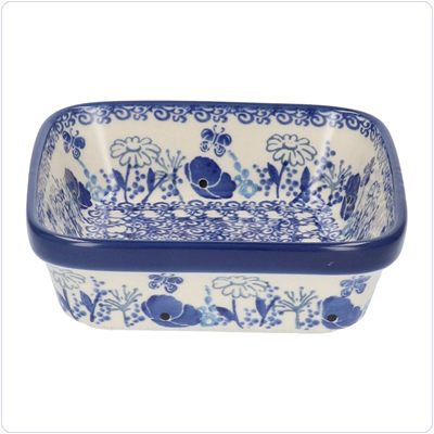 Bunzlau Vierkant bakje 350ml 13x13 (1429) - Garden of Joy (2902)