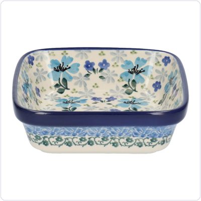 Bunzlau Vierkant bakje 350ml 13x13 (1429) - Hidden Garden (3504)