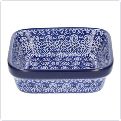 Bunzlau Vierkant bakje 350ml 13x13 (1429) - Lace (884)