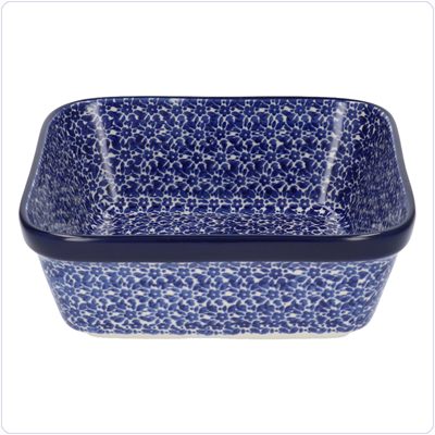 Bunzlau Ovenschaal 19x19cm (1430) - Indigo (2396)