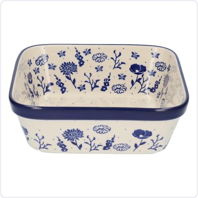 Bunzlau Ovenschaal 19x19cm (1430) - Flower Festival (2888)