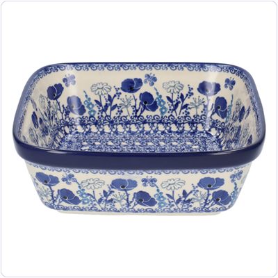 Bunzlau Ovenschaal 19x19cm (1430) - Garden of Joy (2902)