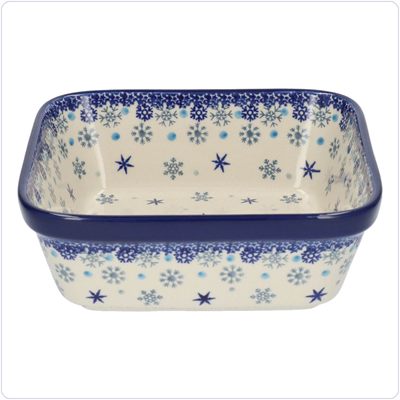 Bunzlau Ovenschaal 19x19cm (1430) - Ice Stars (2974)
