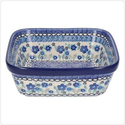 Bunzlau Ovenschaal 19x19cm (1430) - Floral Ballet (3397)