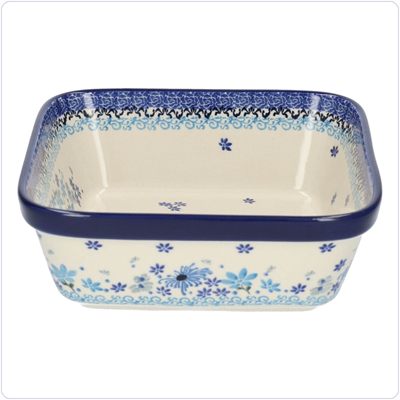 Bunzlau Ovenschaal 19x19cm (1430) - Flower Valley (3508)