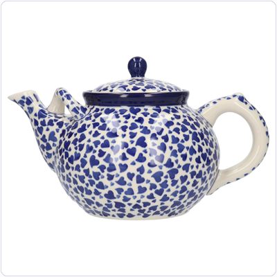 Bunzlau Theepot 1800ml / 2000ml (1444) - Dancing Hearts (3411)