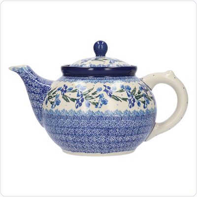 Bunzlau Theepot 1300 ml (151060) - Irises (2937)