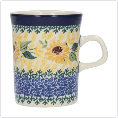 Bunzlau Rechte beker 250ml (151074) - Sunflowers (2928)