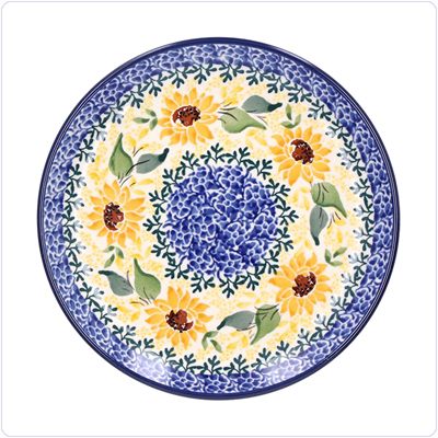 Bunzlau Gebaksbordje Ø16cm (151261) - Sunflowers (2928)