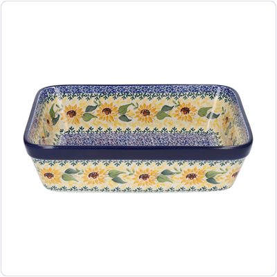 Bunzlau Ovenschaal 19x24cm (151404) - Sunflowers (2928)