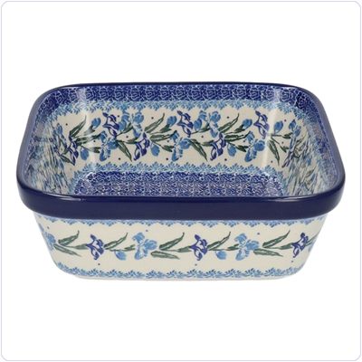Bunzlau Ovenschaal 19x19cm (151430) - Irises (2937)