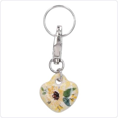 Bunzlau Sleutelhanger hart (152072) - Sunflowers (2928)