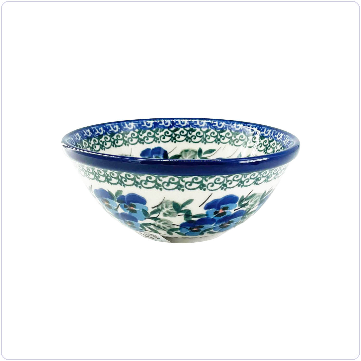 Bunzlau Diep bakje 250ml Ø12,5 (1556) - Blue Violin (2273)