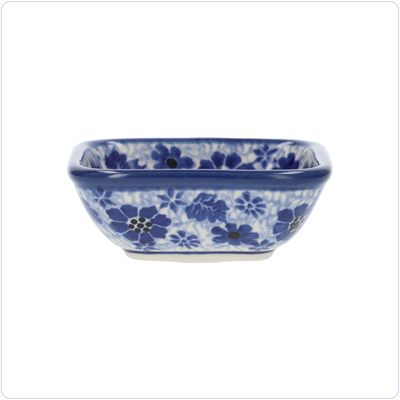 Bunzlau Vierkant bakje 70ml 8x8cm (1604) - Dragonfly (1443)