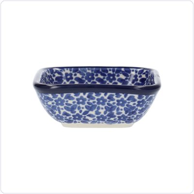 Bunzlau Vierkant bakje 70ml 8x8cm (1604) - Indigo (2396)
