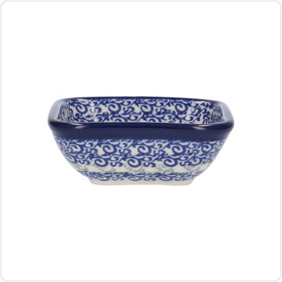 Bunzlau Vierkant bakje 70ml 8x8cm (1604) - Flower Meadow (3302)