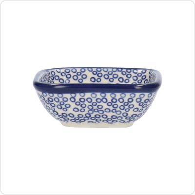 Bunzlau Vierkant bakje 70ml 8x8cm (1604) - Bubbles (3303)