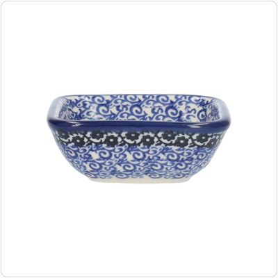 Bunzlau Vierkant bakje 70ml 8x8cm (1604) - Little Meadow (3503)